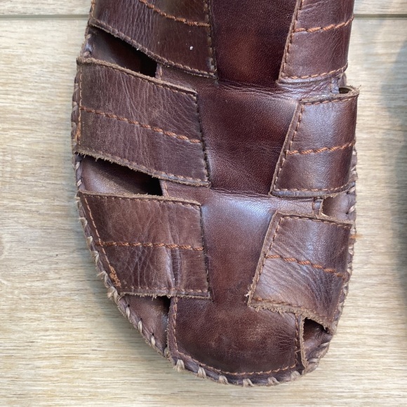 Pikolinos Tarifa Men\'s Sandals Brown Leather Gorpcore Casual Classic 42 8.5 main image 11
